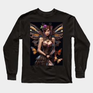 Steampunk Fairy - Angela Long Sleeve T-Shirt